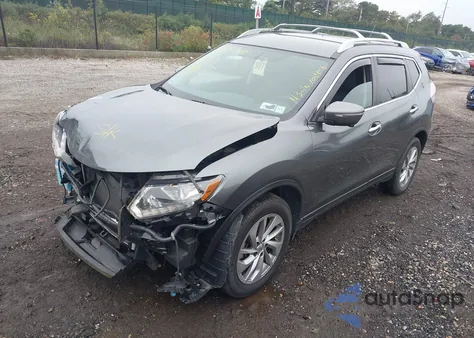 2015 Nissan Rogue Sl z USA, uszkodzony, nr VIN 5N1AT2MV1FC800886